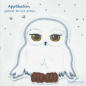 Preview: 3D Applikation Schnee Eule Aufnäher
