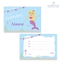 Mobile Preview: Einladungskarte Meerjungfrau personalisiert mit Name