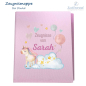 Preview: Zeugnismappe mit Bügelbild Einhorn