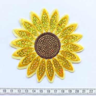 Applikation Sonnenblume