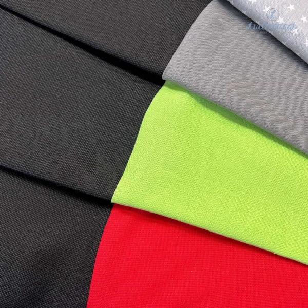 Stoffhülle für Schultüte deluxe 70cm fertiger Zuschnitt schwarz grau rot